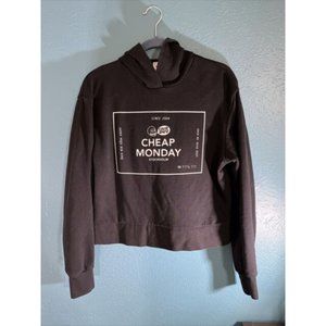 Cheap Monday Women's Attract Hooded Sweatshirt - Black - Hoodie S Small